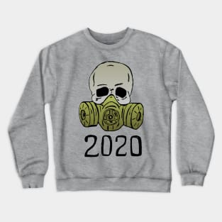 2020 skull mask Crewneck Sweatshirt